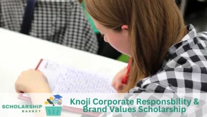 Knoji Corporate Responsbility Brand Values Scholarship