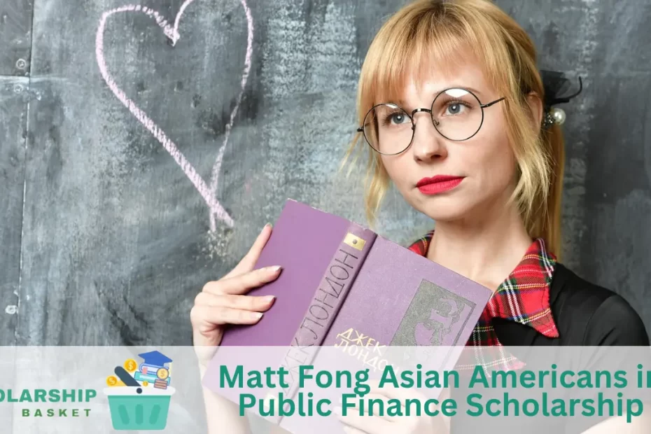 Matt Fong Asian Americans in Public Finance Scholarship