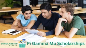 Pi Gamma Mu Scholarships