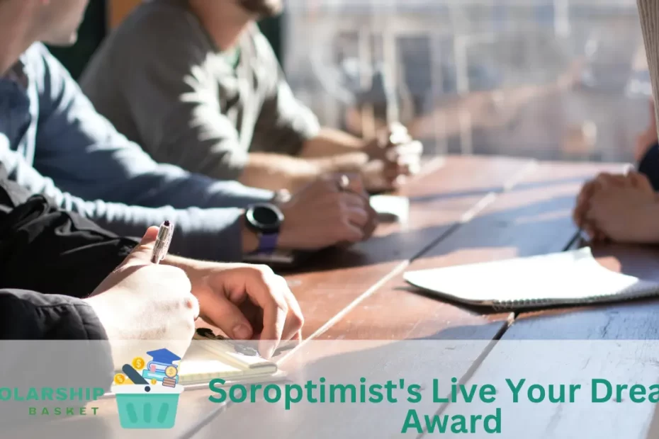 Soroptimist's Live Your Dream Award