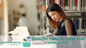 Oakwood masonic Lodge 1444 scholarship