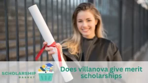 Does villanova give merit scholarships