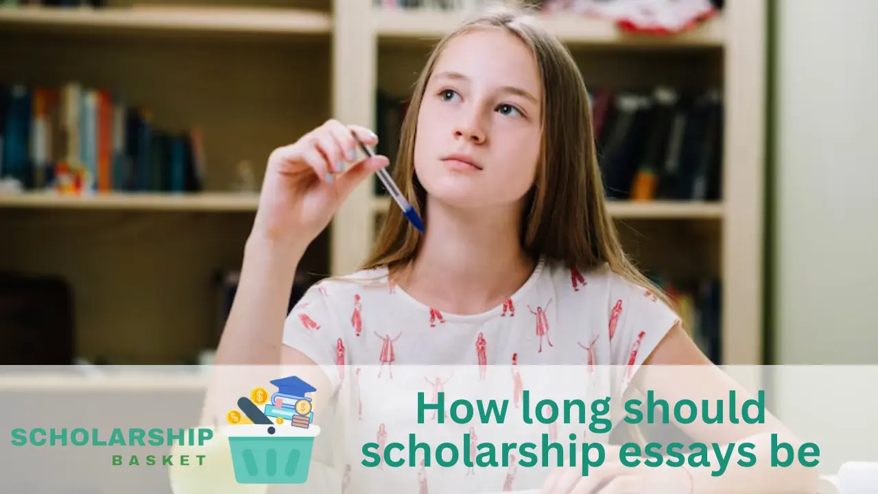 how long should an scholarship essay be