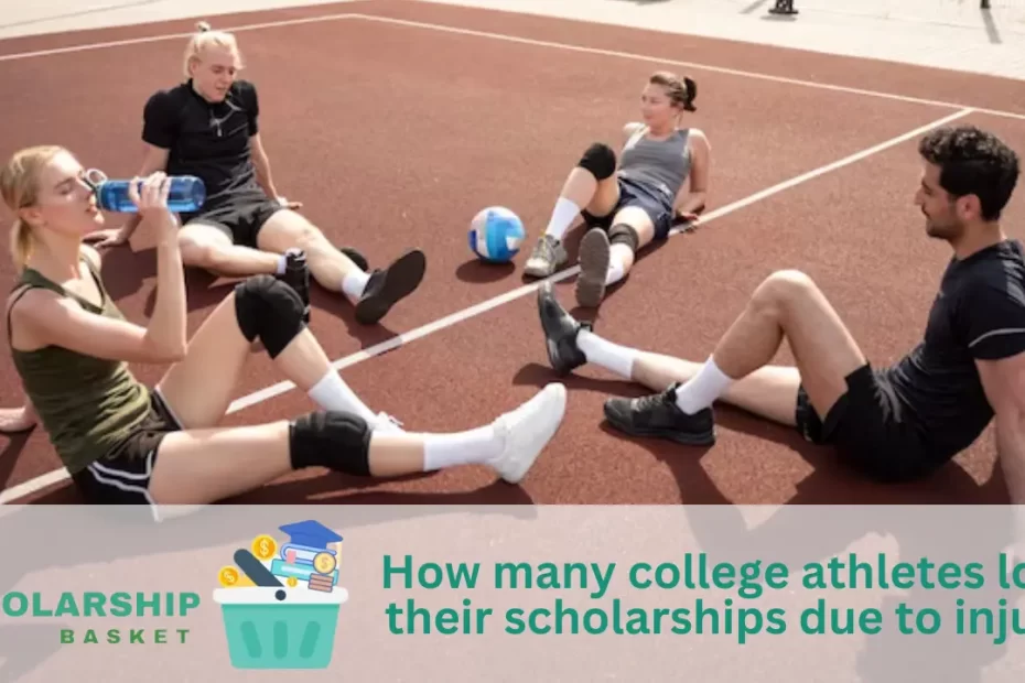 How many college athletes lose their scholarships due to injury